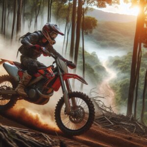 PANEL MOTOKROSAŘ V LESE 4