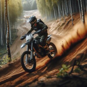 PANEL MOTOKROSAŘ V LESE 5