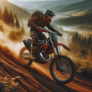 PANEL MOTOKROSAŘ V LESE 6