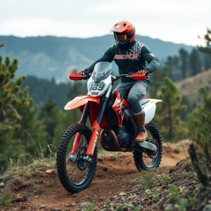 PANEL MOTOKROSAŘ V LESE 7