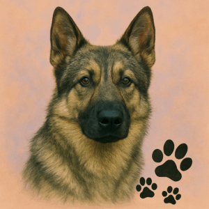 PANEL NĚMECKÝ OVČÁK VLKOŠEDÝ