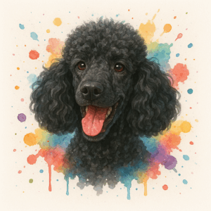 PANEL PUDL KRÁLOVSKÝ ČERNÝ VODOVKOVÉ POZADÍ