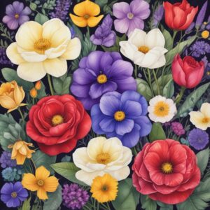 PANEL ROZKVETLÉ KVĚTINY 2