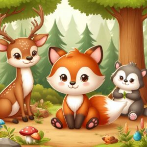 PANEL ROZTOMILÁ LESNÍ ZVÍŘÁTKA 3