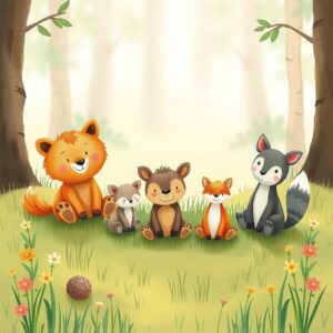 PANEL ROZTOMILÁ LESNÍ ZVÍŘÁTKA 4