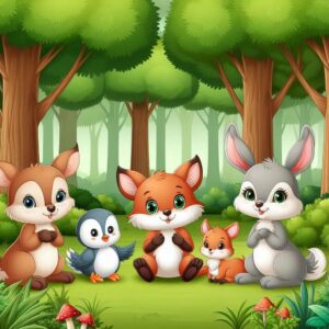 PANEL ROZTOMILÁ LESNÍ ZVÍŘÁTKA 5