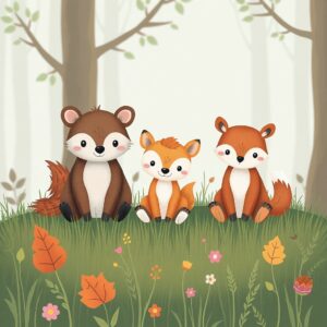 PANEL ROZTOMILÁ LESNÍ ZVÍŘÁTKA 6