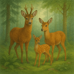 PANEL SRNČÍ RODINKA