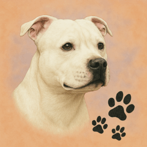 PANEL STAFORDŠÍRSKÝ BULTERIÉR BÍLÝ