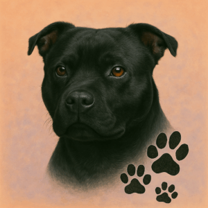 PANEL STAFORDŠÍRSKÝ BULTERIÉR ČERNÝ