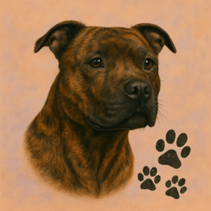 PANEL STAFORDŠÍRSKÝ BULTERIÉR ŽÍHANÝ