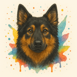 PANEL CHODSKÝ PES VODOVKOVÉ POZADÍ