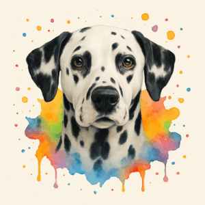 PANEL DALMATIN VODOVKOVÉ POZADÍ