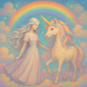 PANEL DÍVKA A JEDNOROŽEC 2