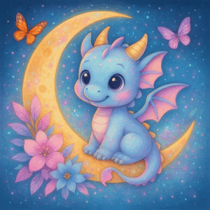 PANEL DRÁČEK NA MĚSÍCI