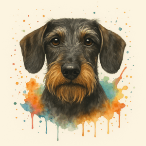 PANEL DRSNOSRSTÝ JEZEVČÍK VODOVKOVÉ POZADÍ