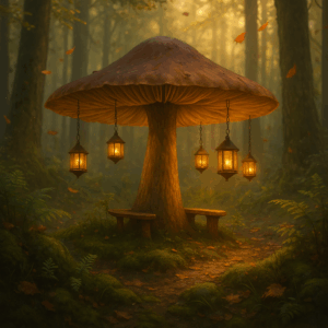 PANEL HOUBA S LUCERNIČKAMI