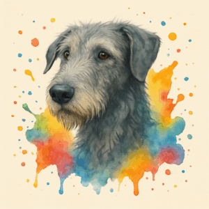 PANEL IRSKÝ VLKODAV VODOVKOVÉ POZADÍ