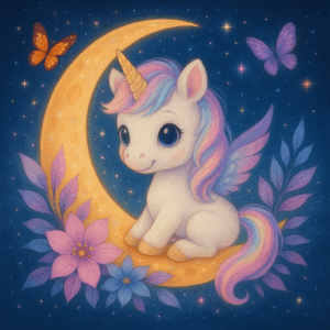 PANEL JEDNOROŽEC NA MĚSÍCI 2