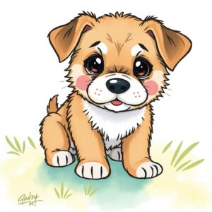 PANEL KRESLENÝ PEJSEK 1