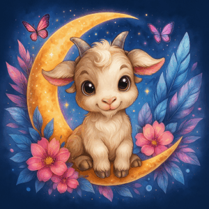 PANEL KŮZLÁTKO NA MĚSÍCI