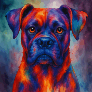 PANEL NĚMECKÝ BOXER BAREVNÝ