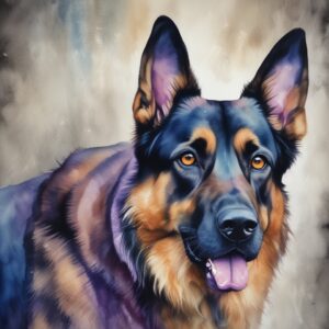 PANEL NĚMECKÝ OVČÁK BAREVNÝ