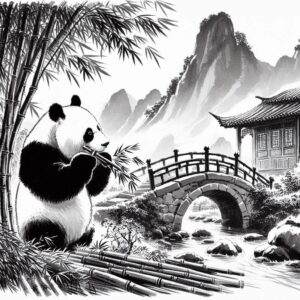 PANEL PANDA ČERNOBÍLÁ