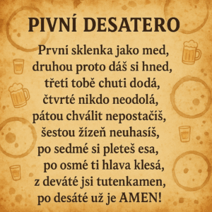 PANEL PIVNÍ DESATERO