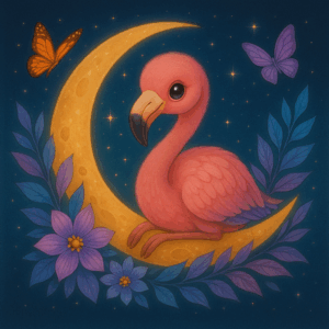 PANEL PLAMEŇÁK NA MĚSÍCI