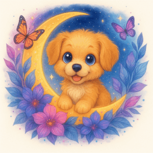 PANEL ŠTĚŇÁTKO NA MĚSÍCI