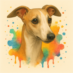 PANEL WHIPPET VODOVKOVÉ POZADÍ