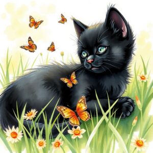 PANEL ROZTOMILÁ ČERNÁ KOČIČKA