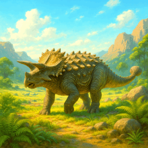 PANEL ANKYLOSAURUS