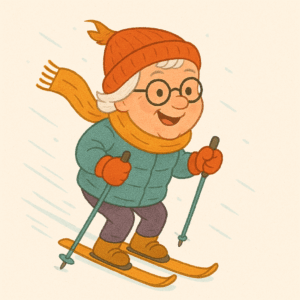 PANEL DŮCHODKYNĚ NA LYŽÍCH 2