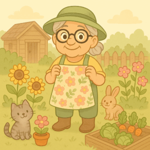 PANEL DŮCHODKYNĚ ZAHRÁDKÁŘKA 1