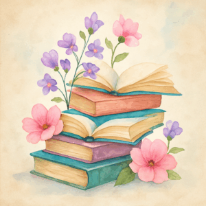 PANEL KNIHY A KVĚTINY 1