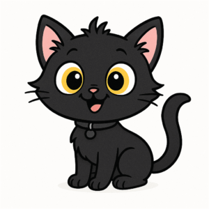 PANEL KRESLENÉ ČERNÉ KOTĚ