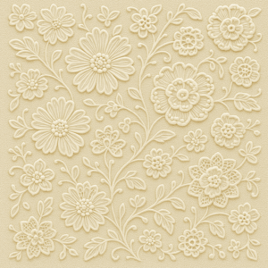 PANEL KVĚTINOVÁ KRAJKA KRÉMOVÁ 2