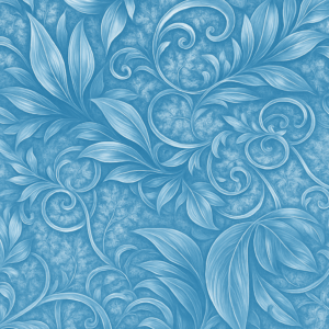 PANEL KVĚTY SVĚTLE MODRÉ