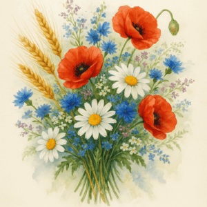 PANEL KYTICE LUČNÍHO KVÍTÍ 1