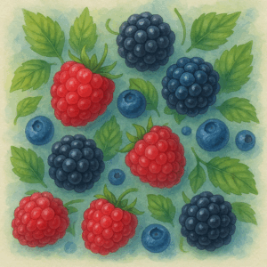 PANEL LESNÍ OVOCE 1