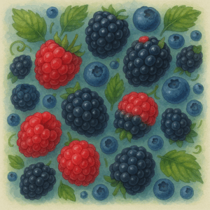 PANEL LESNÍ OVOCE 2