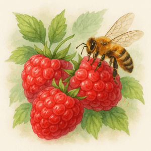 PANEL MALINY S VČELOU