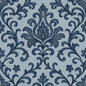 PANEL MODROŠEDÉ ORNAMENTY