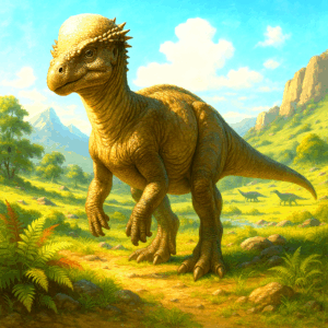 PANEL PACHYCEPHALOSAURUS
