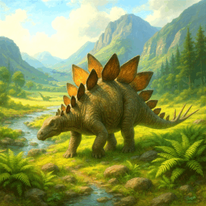 PANEL STEGOSAURUS