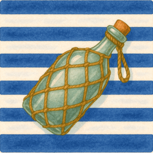 PANEL VZKAZ V LÁHVI