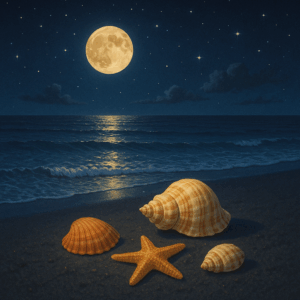 PANEL NOČNÍ PLÁŽ