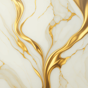 PANEL ZLATÝ MRAMOR NA BÍLÉ 1